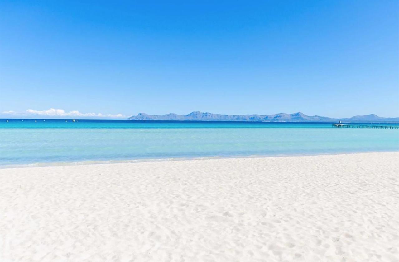 Benestar Pool And Beach In Platja De Muro Villa Екстериор снимка