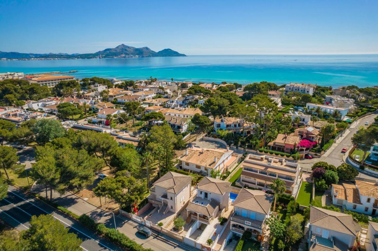 Benestar Pool And Beach In Platja De Muro Villa Екстериор снимка